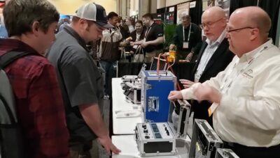 Cal-Tek calibration equipment booth at electrical testing & measurement industry trade show